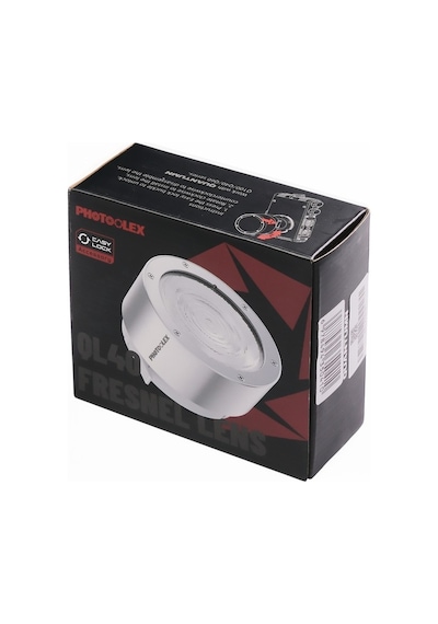 Photoolex Ql40 Fresnel Lens Easy Lock Led Işık Odaklayıcı - Ph-276-01