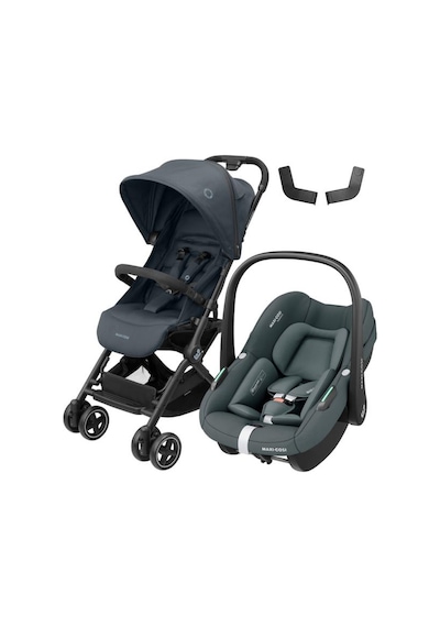 Maxi-Cosi Lara2-Pebble S Tek Elle Katlanabilen Ultra Kompakt Seyahat Sistem Bebek Arabası Graphite