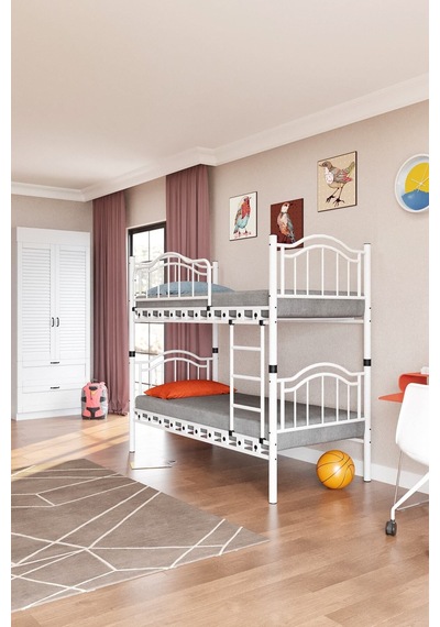 Teknor 90x190 Argimo Belinay Genç Çocuk Odası Metal Ranza Ve Karyola Yatak Ölçülü Teknor 90x190 Argimo Belinay Genç Çocuk Odası Metal Ranza Ve Karyola Yatak Ölçülü