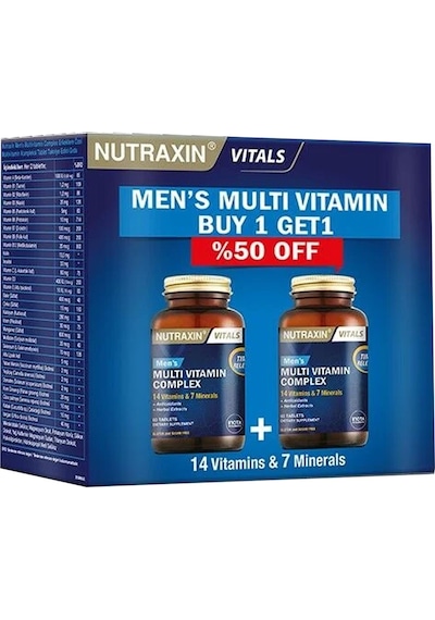Nutraxin Men's Multi Vitamin Complex 2 x 60 Tablet