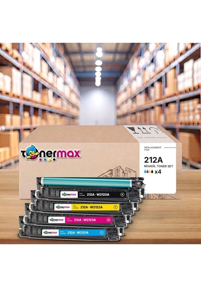 Hp 212a Cmyk Uyumlu Toner Seti - Çipli / Color Laserjet Enterprise M554 / M555 / Mfp M578 / W2120a / W2121a / W2122a / W2123a