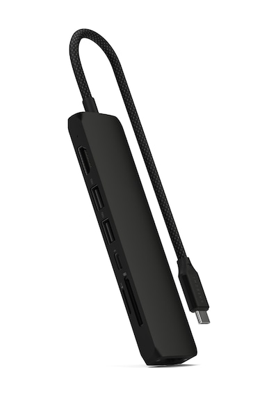 Satechi 7 İn 1 Usb-c Slim Multiport Adaptör Ethernet Siyah St-p7sk