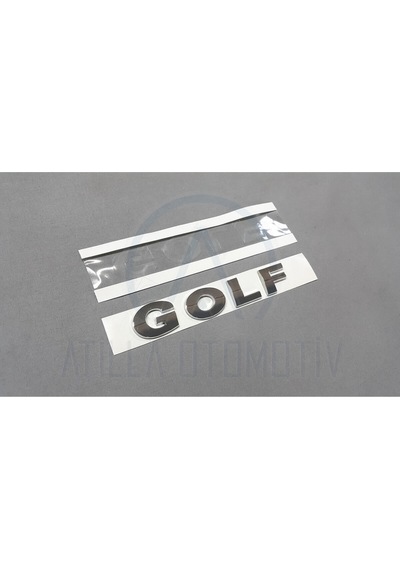 Volkswagen Golf 6 - 7 2008-2020 Uyumlu Bagaj Yazısı Krom