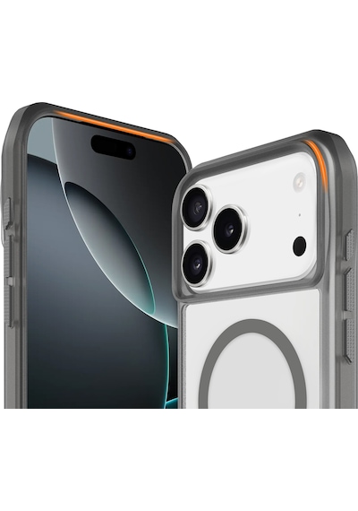 Buff Apple Uyumlu iPhone 17 Pro Max Magsafe Octa Shield Kılıf Koyu Gri