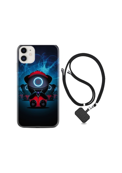 Apple Uyumlu iPhone 11 Kılıf Boyun Askılı Game Child 1822