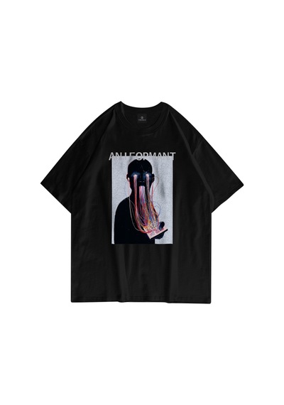 Flood Of Style Unisex Aniformant Siyah Tshirt