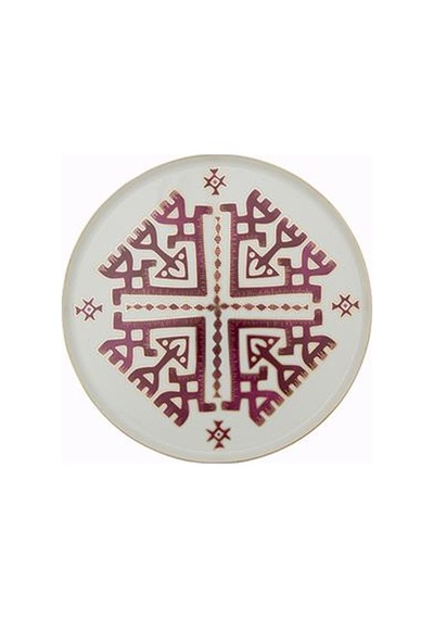 Porland Arabesque Desen6 Düz Tabak 18cm