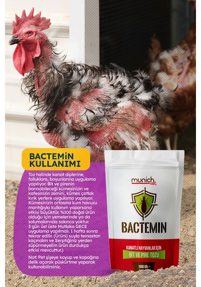 Bactemin Kanatlı Hayvan Bit Pire Tozu 1 Kilo