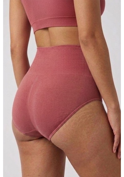 Fit Women Toparlayıcı Yüksek Bel Külot 1010 Gül Kurusu