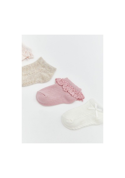 LC Waikiki Alıta Cıty Farkıyla Lcw Baby Pembe Desenli Kız Bebek Patik Çorap 4'lü Pembe - 923930744 Pembe LC Waikiki Alıta Cıty Farkıyla Lcw Baby Pembe Desenli Kız Bebek Patik Çorap 4'lü Pembe - 923930744 Pembe