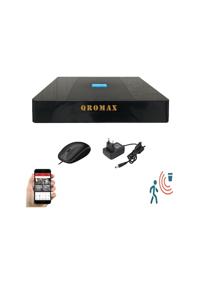 1 Kameralı Set - Hareket Algılayan Gece Görüşlü 36 Ir Led 5mp Sony Lensli 1080p Full Hd Metal Kasa Güvenlik Kamerası Seti 5236
