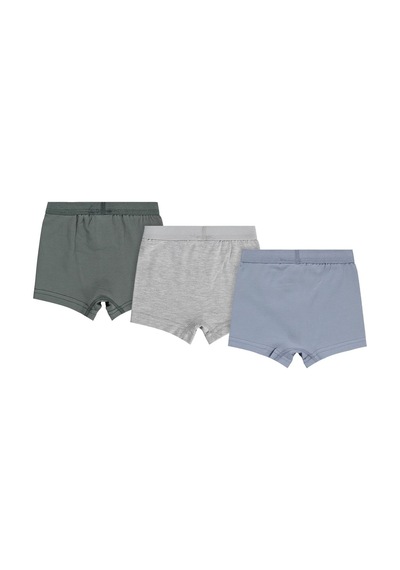 Civil Boys Civil Erkek Çocuk Basic Erkek Çocuk 3'lü Boxer Likralı Süprem Okul Kreş Ve Günlük Kullanım Standart