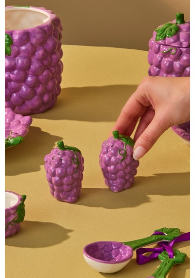 Karaca Grape Üzüm Desenlituzluk Biberlik 7 Cm Mor