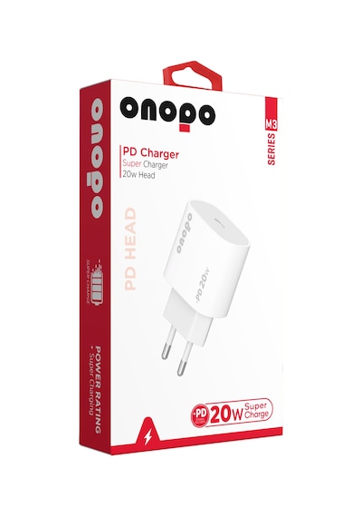 Onopo M3 20W Type-C Girişli Şarj Başlığı