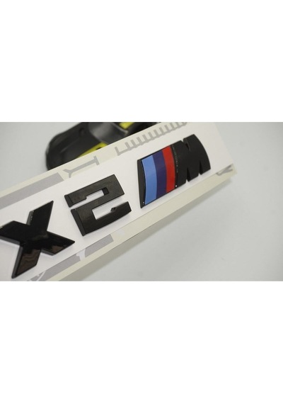 Bmw X2 M Bagaj Siyah Uyumlu Abs 3m 3d Yazı Logo Ürün