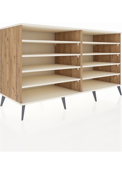 Kronos Konsol 8 Raflı 176x59x99 Çam-aytaşı Çam-aytaşı