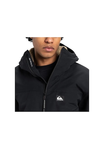 Quiksilver Quıksılver Overcast 3k Parka Erkek Anthracite - Solid Ceket Eqyjk04203-11793 Siyah