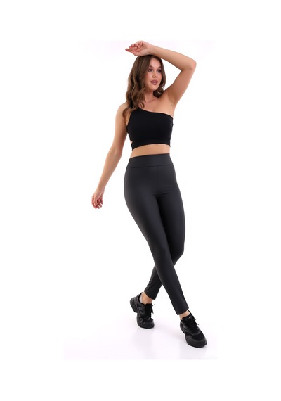 Winmoda34 Deri Tayt Mat Siyah SİYAH MAT