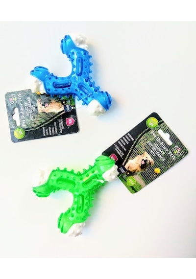 Pet Rubber Toy Diş Kaşımalı Köpek Oyuncağı Çok Renkli
