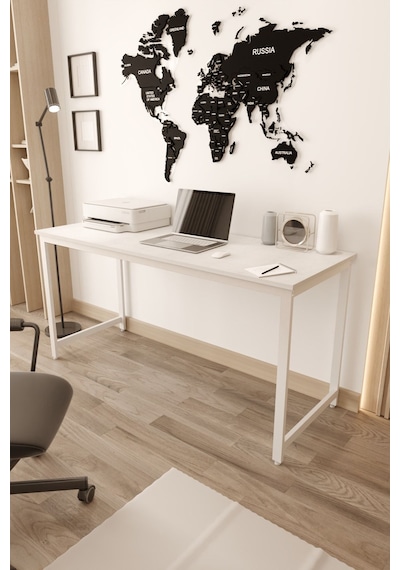 Çalışma Bilgisayar Ofis Masası 60x160 Cm - Beyaz Çalışma Bilgisayar Ofis Masası 60x160 Cm - Beyaz
