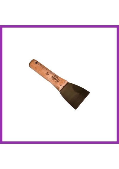 Bezos 801 8cm Ağaç Saplı Spatula 1 Adet Bty Çok Renkli