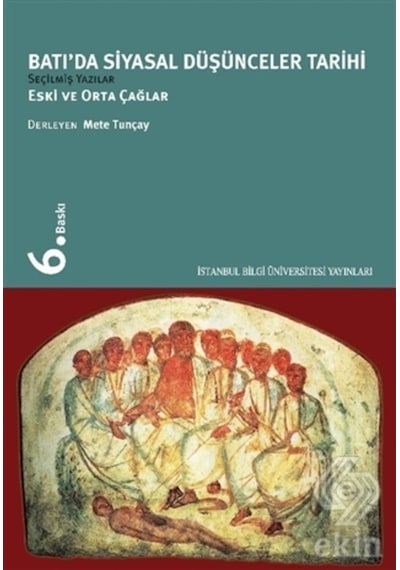 Batı'Da Siyasal Düşünceler Tarihi 1/Mete Tunçay 9789756176498
