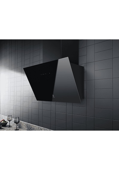 Electrolux LFV216K Extractiontech 60 Cm Duvar Tipi Cam Davlumbaz Siyah