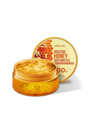 Lebelage Yüz Ve Vücut Için Canlandırıcı Aydınlatıcı Nemlendirici Doğal Bal Özü Soothing Gel Krem 300 ML