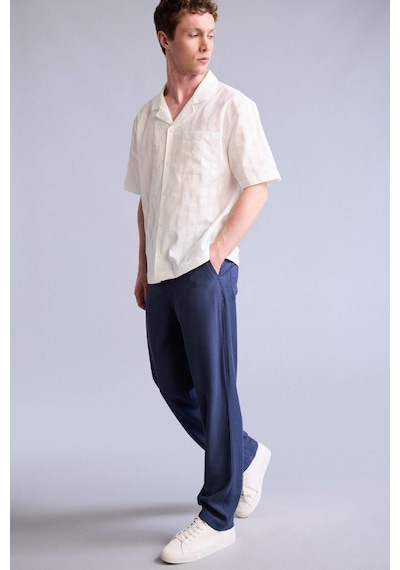 Defacto Baggy Fıt Pantolon H0412ax26smnv249 Lacivert-nv249