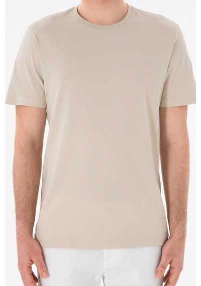 U.S. Polo Assn. Erkek Regular Fit Bisiklet Yaka Taş Basic Tişört 50305928-VR049