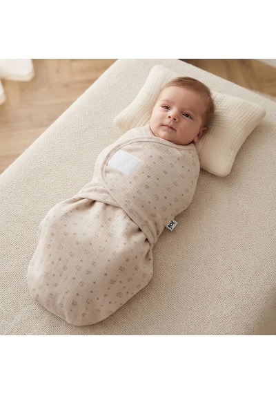 Sebi Yıldız Ayıcık Bebek Kundak 72102 Krem