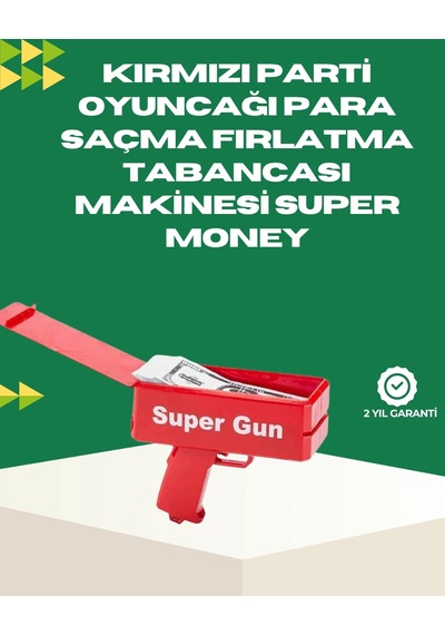 Elektrikli Money Gun Oyuncak Parti Tabancası "