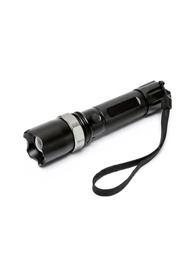 Km-110 Profesyonel Şarjlı El Feneri Ledli+flashlight+zoom Özellikli Atlı 6 Parça Full Set Çok Renkli