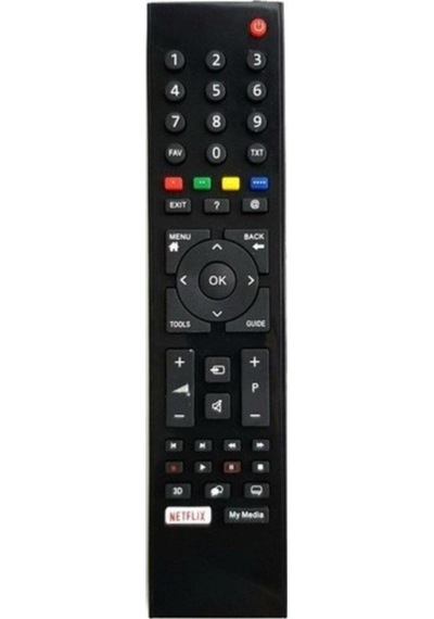 Arçelik Beko Netflix Tuşlu Smart Led Tv Uyumlu Kumanda Tv00076