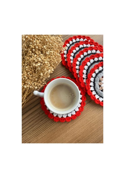 El Örgüsü Bardak Altlığı Handmade Bardak Altlığı Örgü Bardak Altlığı Diğer