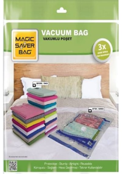 Magic Saver Bag 4'Lü Vakumlu Poşet Seti -1 4 Large