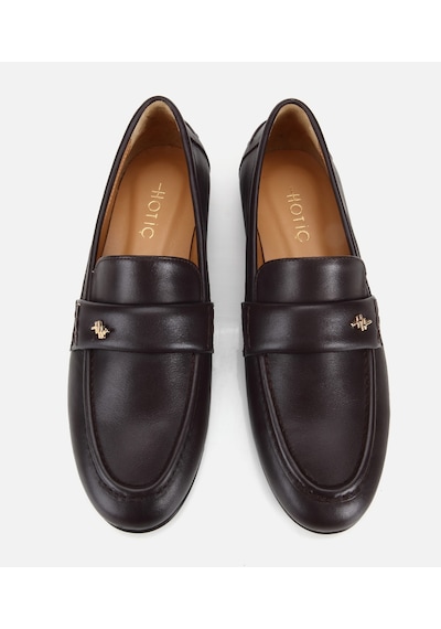 Hotiç Kadın Deri Kahverengi Yumuşak Dokulu Klasik Loafer