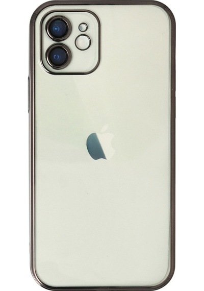 iPhone Uyumlu 12 Kılıf Razer Lensli Silikon - Siyah