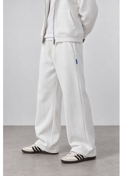 Respire Erkek Basic Panda Baggy Eşofman Altı Ekru