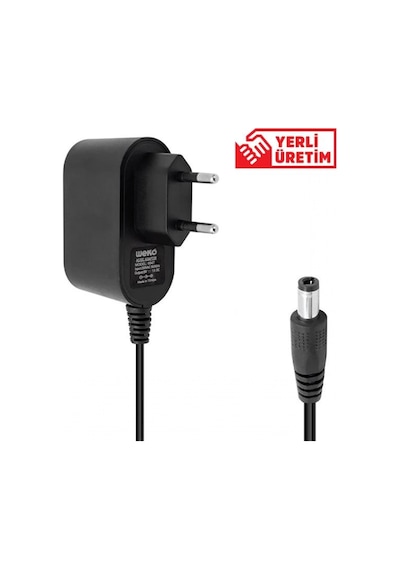 Weko 5 Volt 1 Amper 5 Watt Plastik Kasa Priz Tipi Adaptör 5.5x2.5 Uçlu