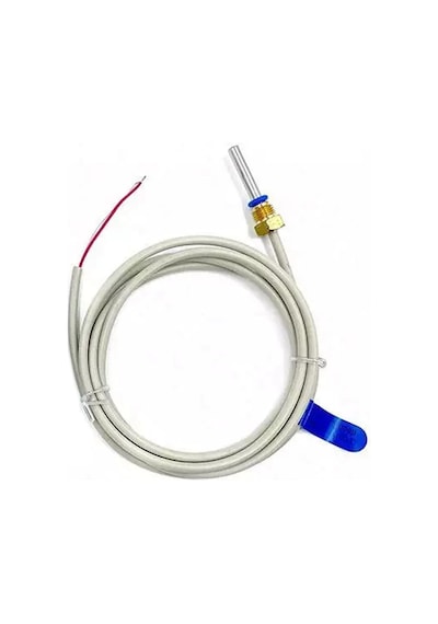 Pt1000 Sıcaklık Sensörü 0c/105c Çelik Isı Probu 1.5 Metre Ip68 Su Geçirmez Isıtıcı Fırın Kazan