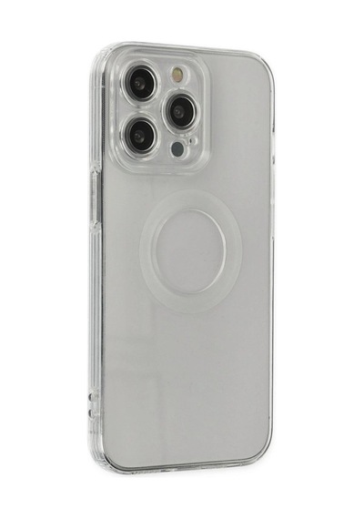 Apple İphone Uyumlu 14 Pro Kılıf Santa Lens Silikon - Şeffaf Çok Renkli