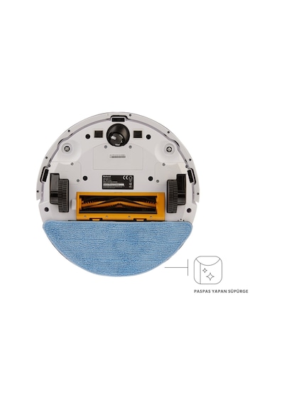 Homend Alex Laser 1281H Lazer Akıllı Robot Süpürge Beyaz 2in1 Moplu Haritalamalı