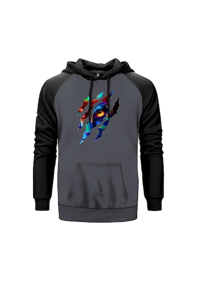 Avatar The Way Of Water Eye Gri Renk Reglan Kol Sweatshirt Gri