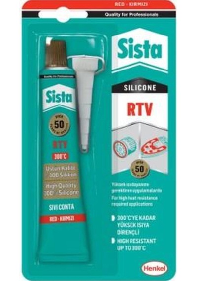 Rtv Kırmızı Sıvı Conta Tüp 50gr
