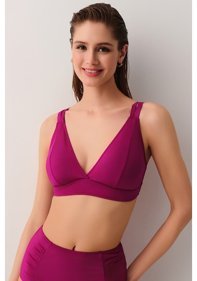 Suwen Üçgen Bikini Üst Sbn26410c1283 Bordo
