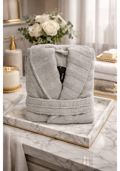 Özdilek Opulent Touch Bornoz Gri L Beden