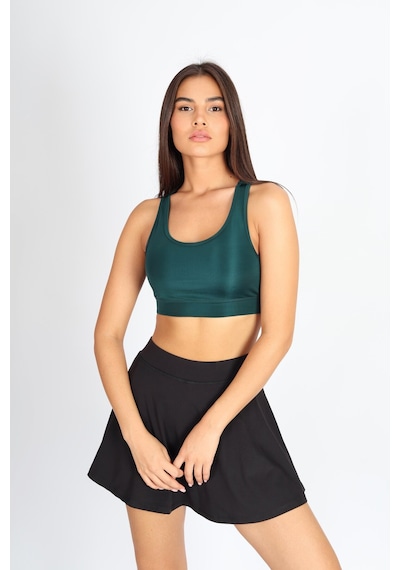 Soft&Basic Yeşil Hafif Destekli Kaplı Sporcu Bralet Yeşil