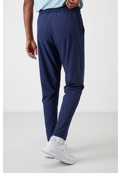 Tommy Life İndigo Polyester İnce Yumuşak Comfort Fit Erkek Eşofman Alt - 82120 İndigo
