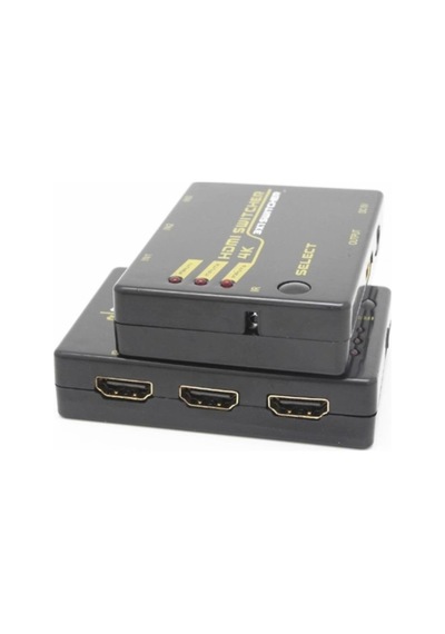 4871 Hdmi Switch 3 Port Çoklayıcı Kumandalı 4K Ultra HD Destekli